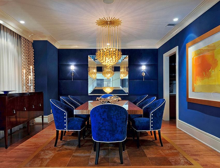 Feast Your Eyes: 20 Gorgeous Blue Dining Room Ideas that Will Elevate Your Next Dinner Party