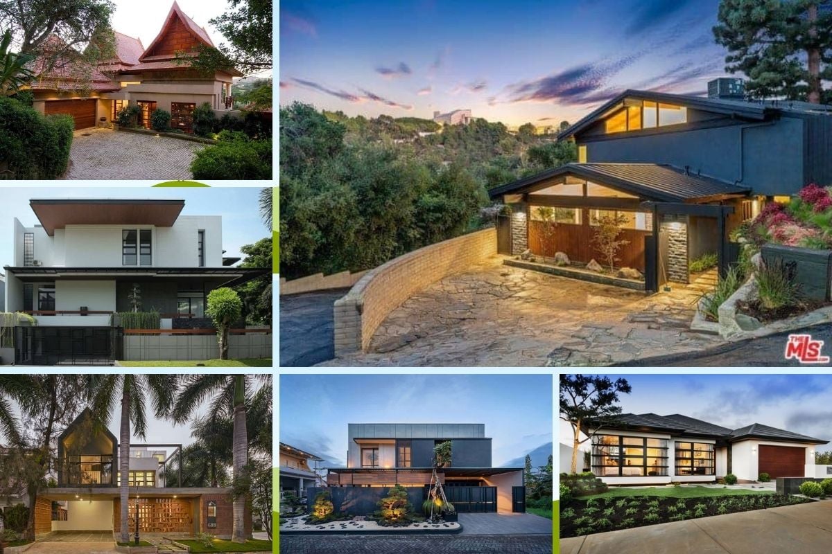 41 Asian Style Homes – Exterior and Interior Examples & Ideas (Photos)