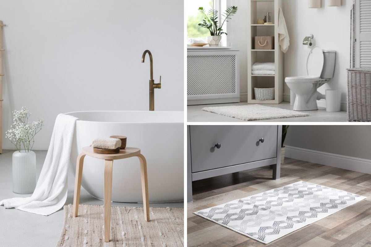 10 Different Types of Bathroom Rugs (Buying Guide)