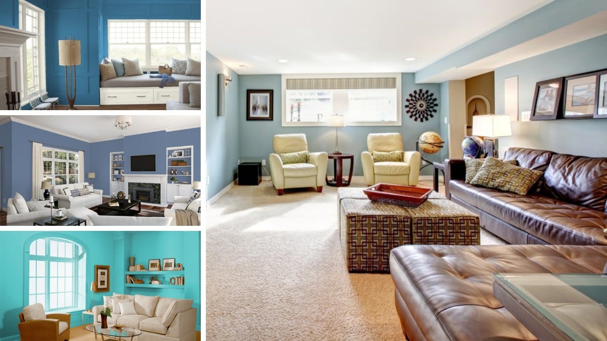 25 of the Best Blue Paint Color Options for Family Rooms