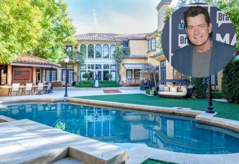 Charlie Sheen is Selling His Mediterranean Style Beverly Hills Home ($10M)