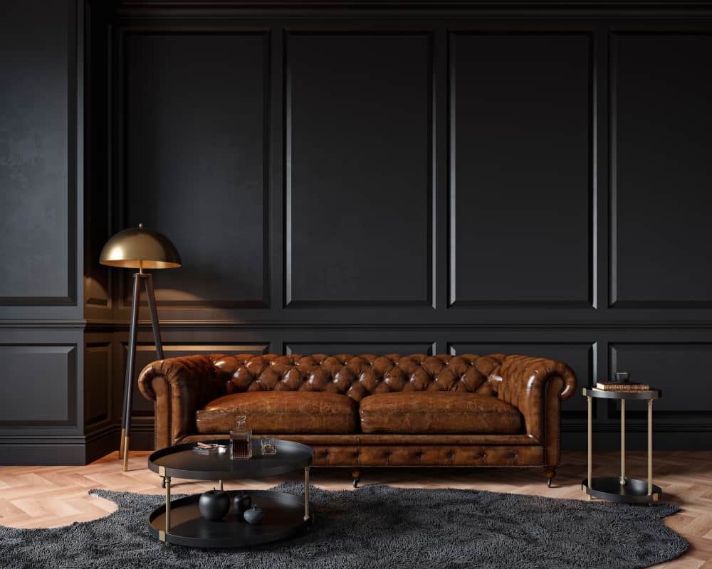 What 3 Color Sofas Go with Dark Walls?