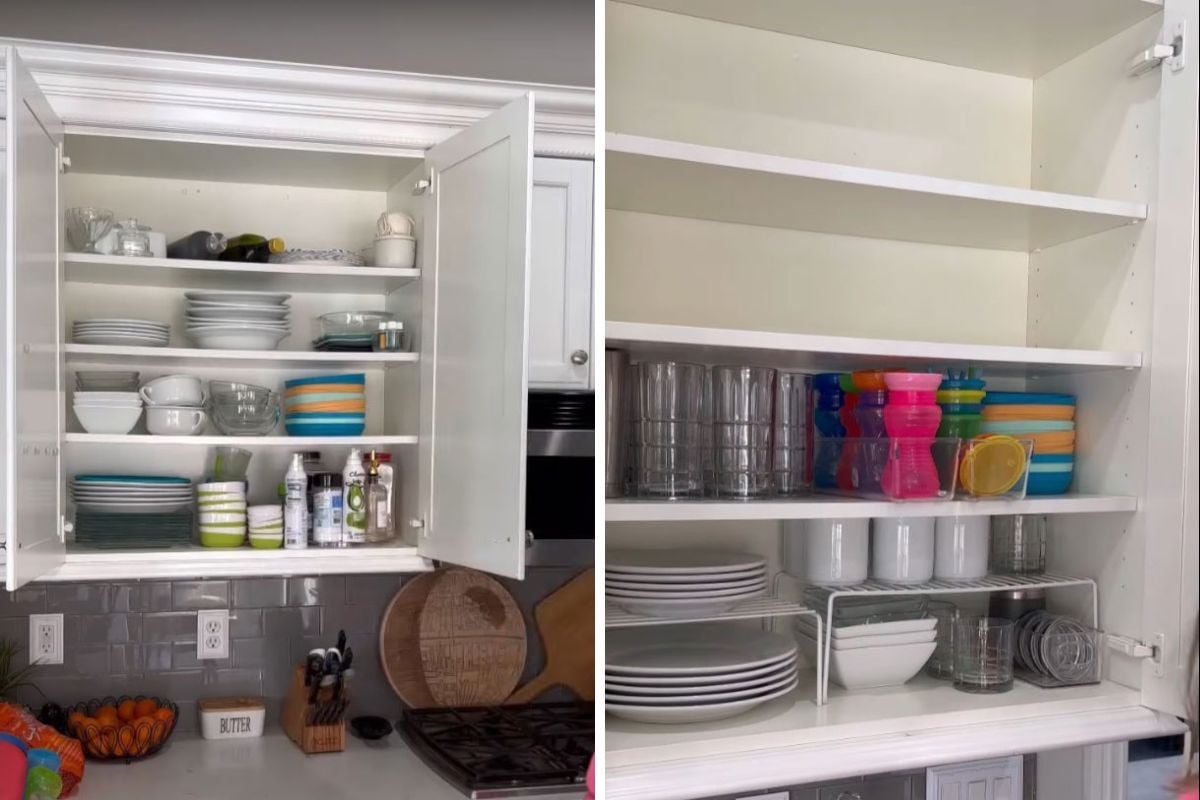 Watch How One Woman Makes the Most Out of Her Cramped Kitchen Cabinets