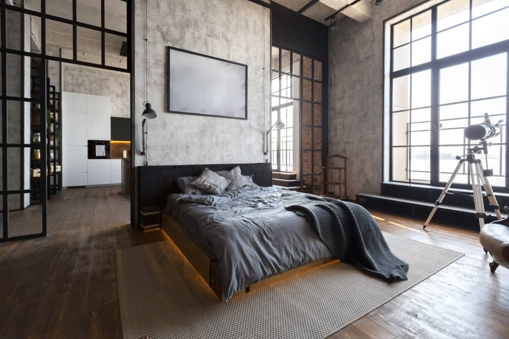 71 Industrial-Style Primary Bedroom Ideas (Photos)