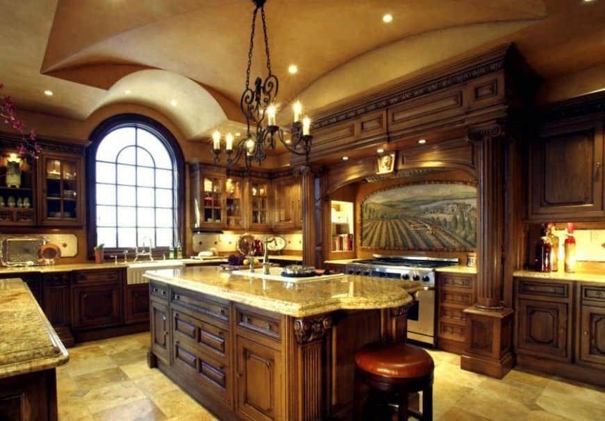 20 Kitchens with Spectacular Groin Vault Style Ceilings (Photos)