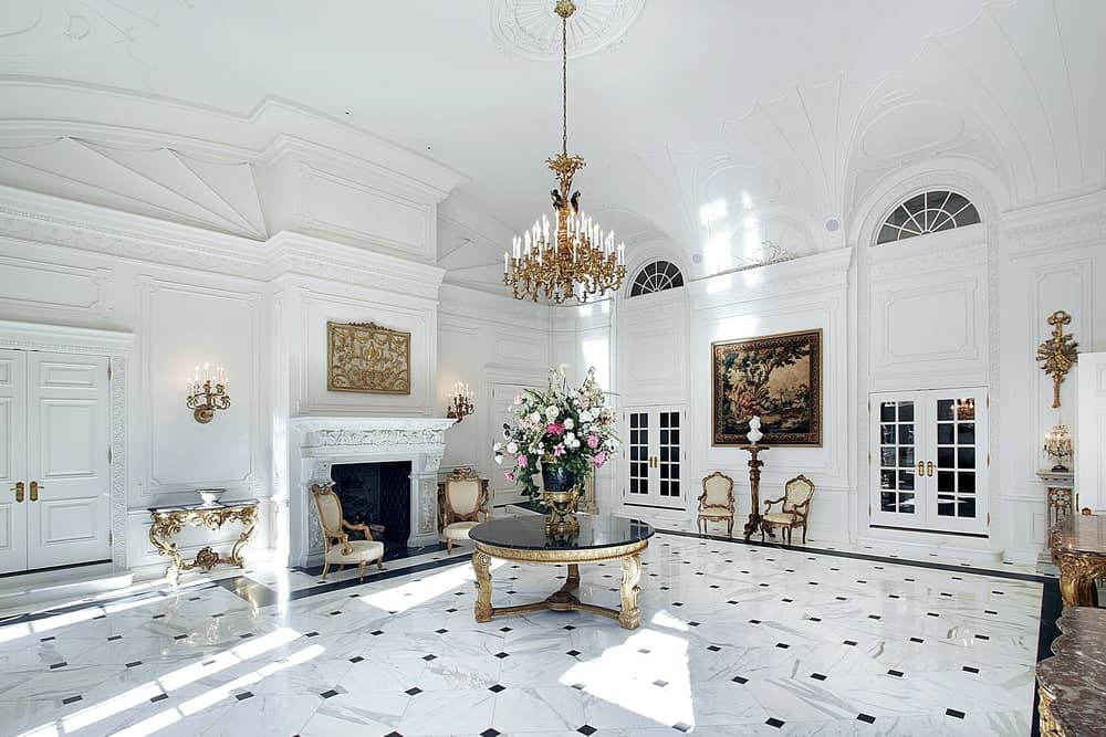 35 Mansion Foyer Designs (Photos)