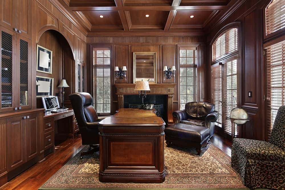 25 Mansion Home Office Designs (Photos)