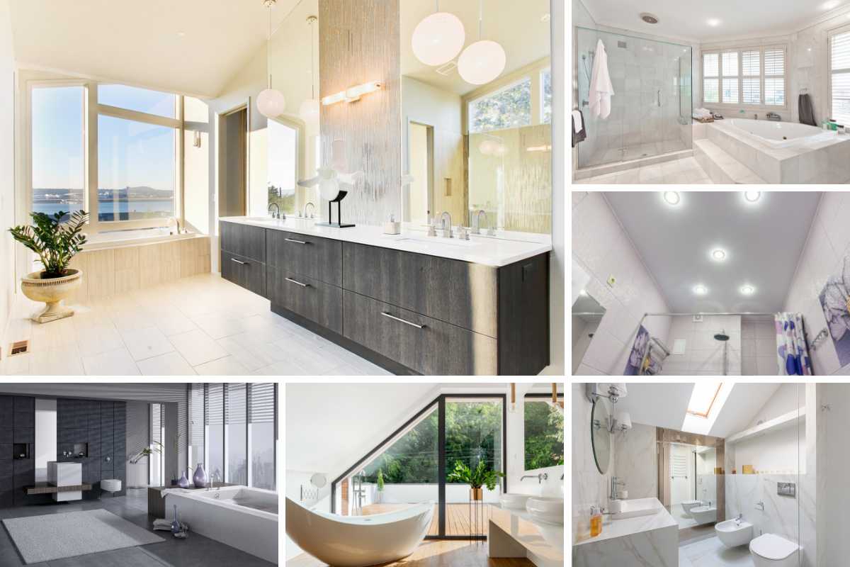 21 Primary Bathrooms with Tall Ceilings Highlight Latest Design Ideas