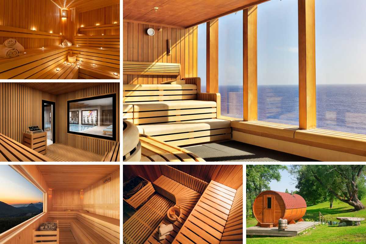 52 Sauna Ideas and Designs (Interior & Exterior Photos)
