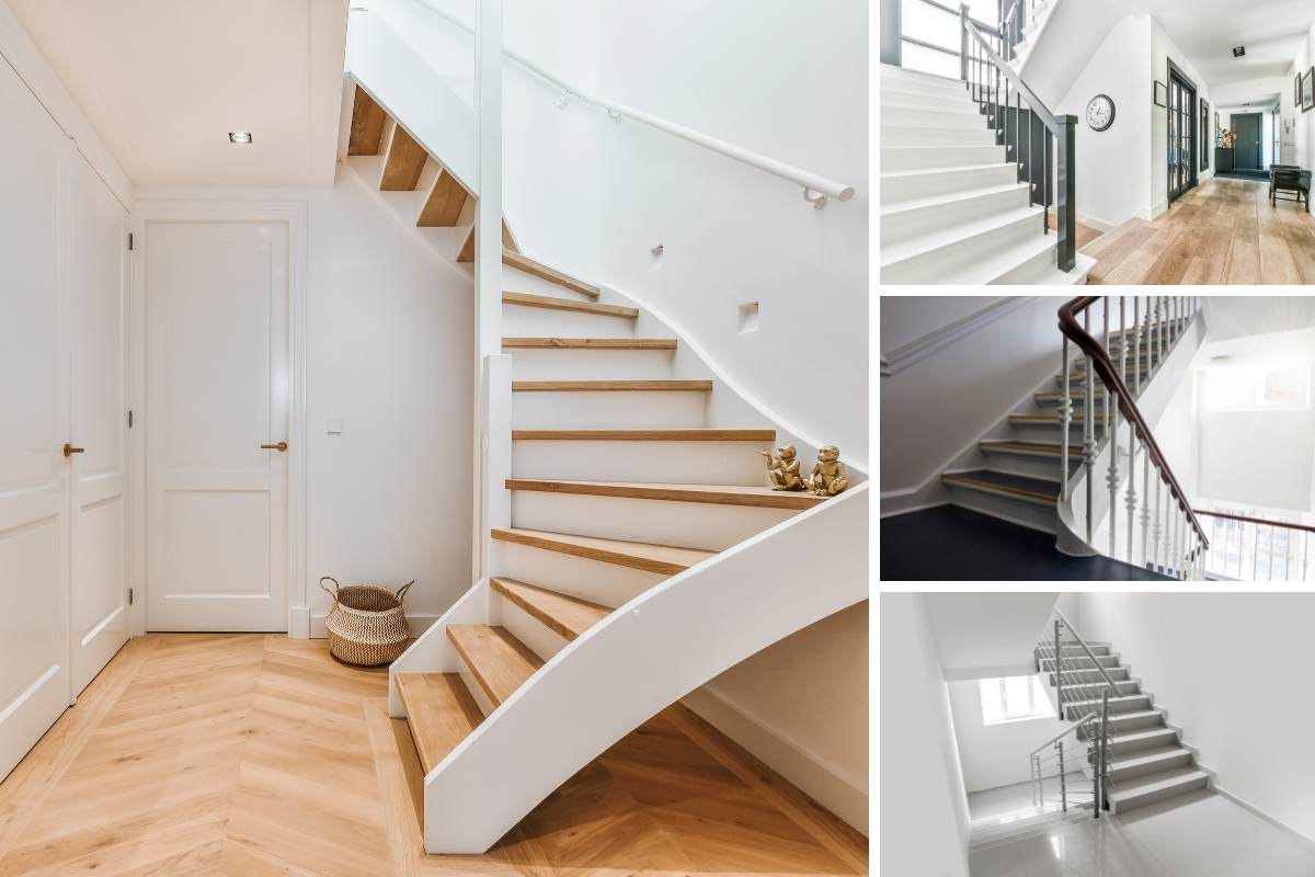 45 Half-Turn Staircase Ideas (Photos)