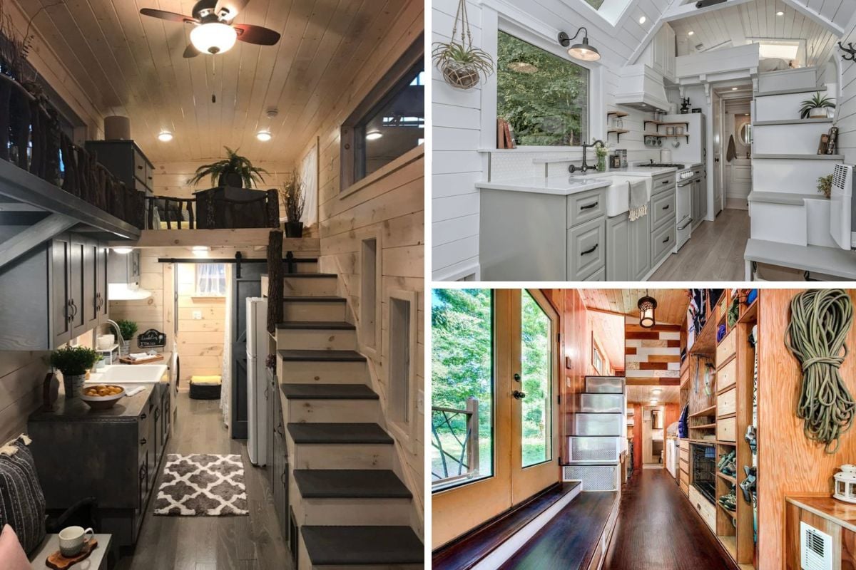 15 Tiny House Staircase Ideas (Photos)