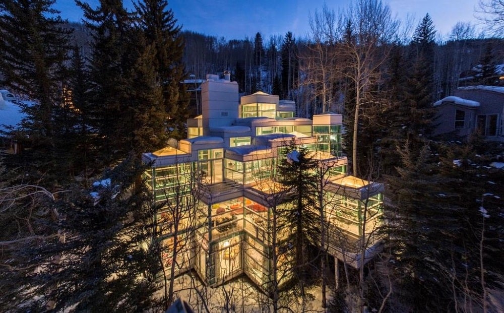 Contemporary Glass House in Vail Village