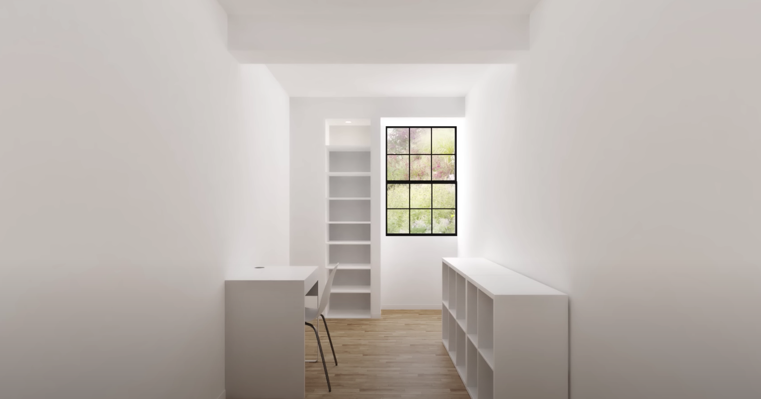 1 Empty Tiny Home Office Space: 3 Designs by 3 Interior Designers (Interesting Differences)